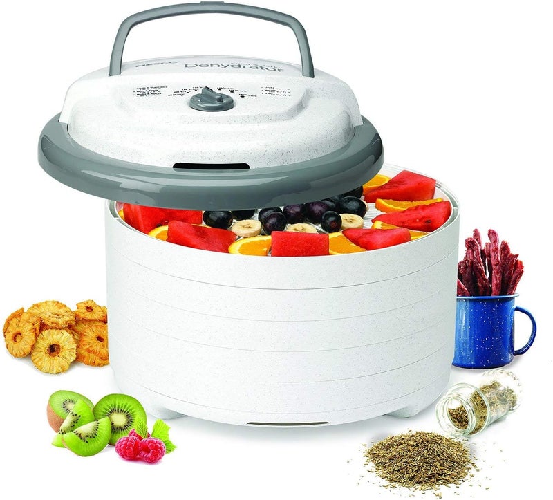 Nesco FD-75A Snackmaster Pro Food Dehydrator, For Snacks, Fruit, Beef Jerky, Gray - Image 2